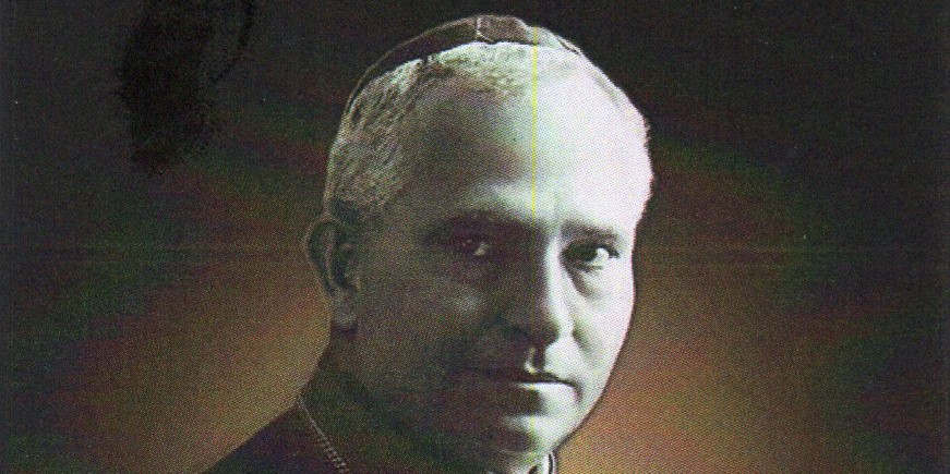 Monseñor Ismael Perdomo, ca. 1927. Colección fotográfica, Archivo Histórico Arquidiocesano.