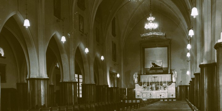 Santuario de Monserrate. S.F. Colección fotográfica, Archivo Histórico Arquidiocesano.